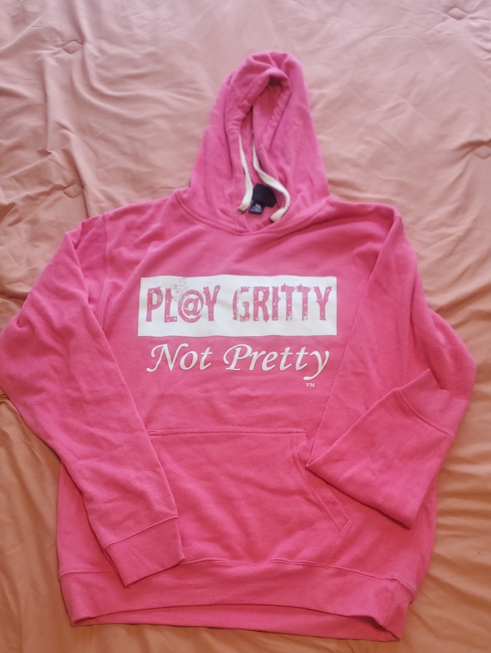 Pink Play Gritty 'Not Pretty' Hooded Sweatshirt